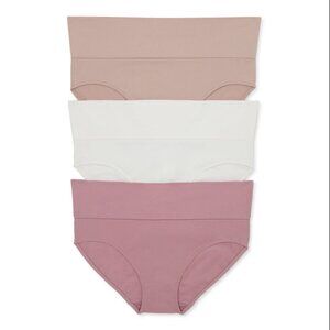 NEW Destination Maternity Womens Fold-over Panty Two (2) 3-Packs Multi-color 6pr